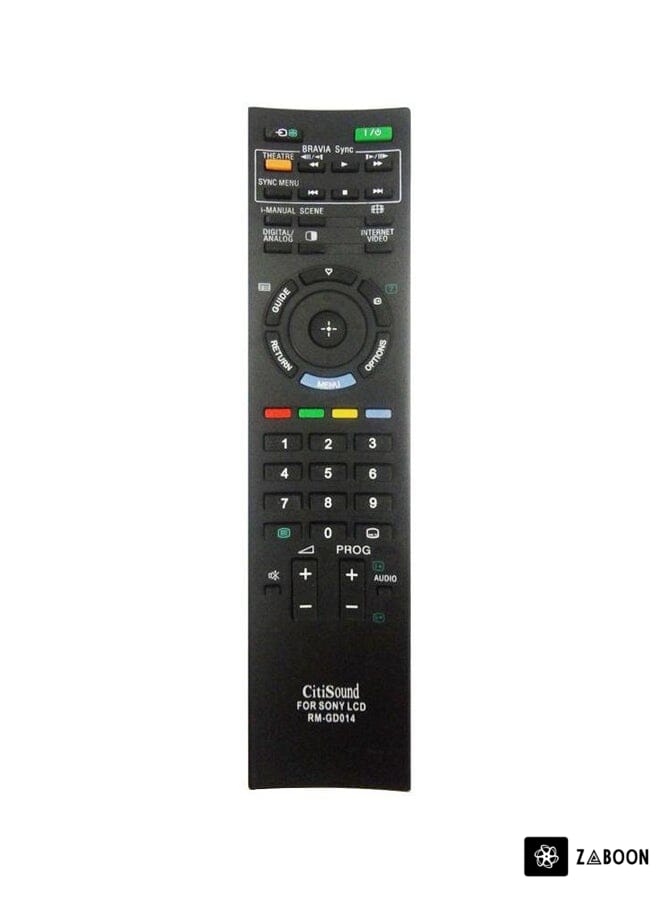 Zaboon Portable Remote Control For Sony Screen Black