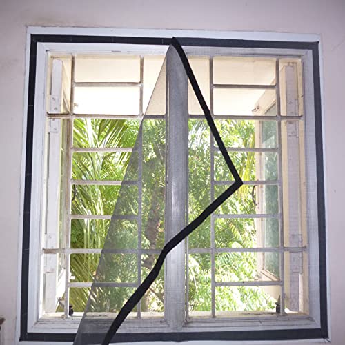 SAI PRASEEDA Mosquito Net for Windows_200 GSM_Fiber Glass Mesh Full Bundle/Full Roll_5 Feet Height X 100 Feet Length_150 Cm X 3000 Cm_60 Inches X 1200 Inches_ Black Color SPE156 - Image 5
