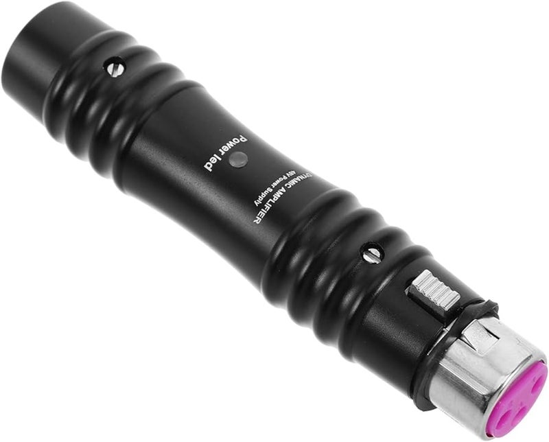 مضخم صوت ميكروفون ديناميكي 48 فولت، ميكروفون محمول، معزز صوت للبث المباشر والفعاليات الخارجية - Image 2