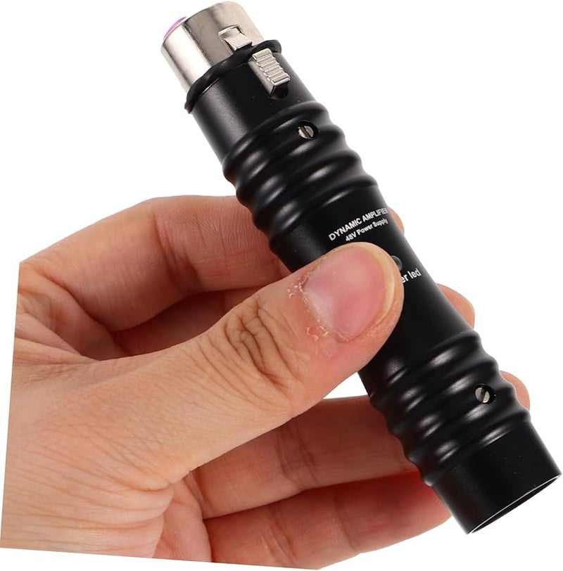 مضخم صوت ميكروفون ديناميكي 48 فولت، ميكروفون محمول، معزز صوت للبث المباشر والفعاليات الخارجية - Image 5