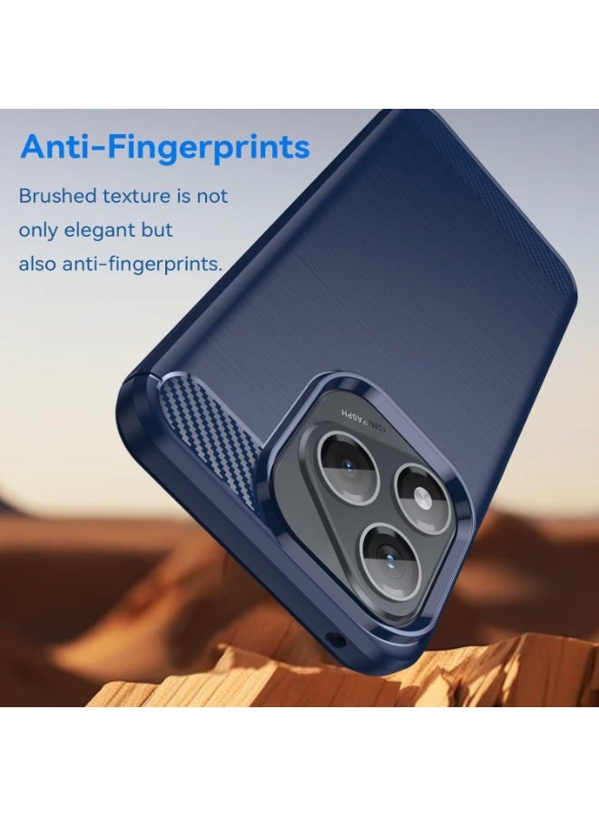 ICARLUS Case for Honor 400 Lite 5G TPU Carbon Fiber Soft Silicone Bumpers Protective Cover Anti-Scratch Shockproof Heavy Duty Portection Cover - Image 4