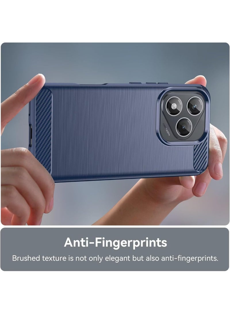 ICARLUS Case for Honor 400 Lite 5G TPU Carbon Fiber Soft Silicone Bumpers Protective Cover Anti-Scratch Shockproof Heavy Duty Portection Cover - Image 5
