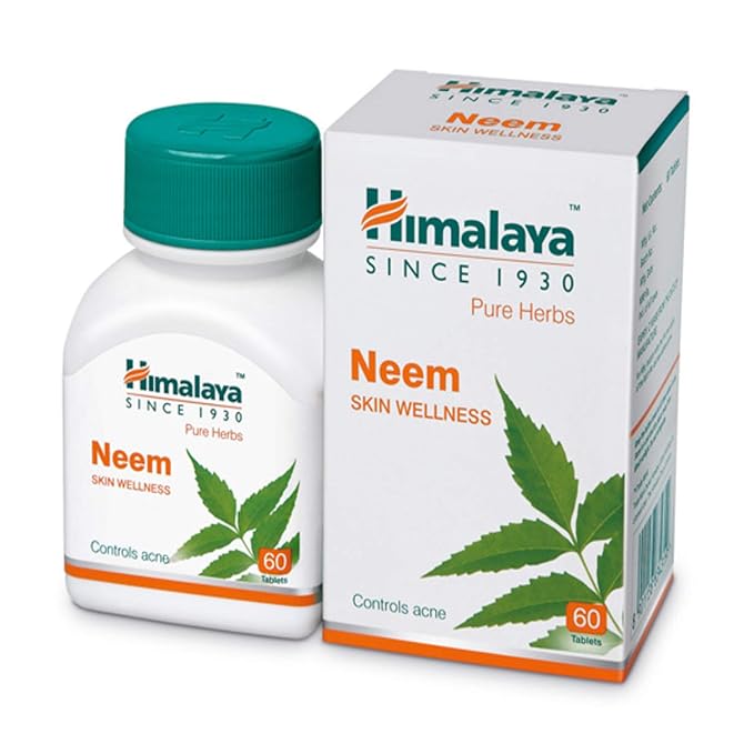 Himalaya Neem, 60 Tablet | Pure Herbs for Skin Wellness - Image 1