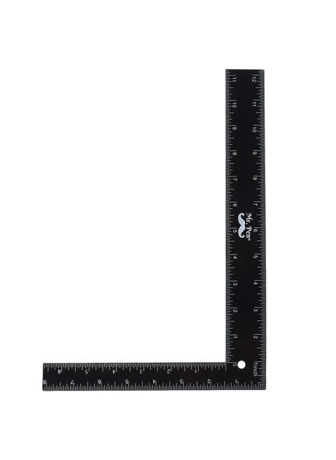 Mr Pen Carpenter Square Framing Square 20Cm X 30Cm L Square Ruler Framing Ruler Carpenters Square L Ruler Right Angle Ruler Framing Tools L Shape Ruler Metal Square Steel Square