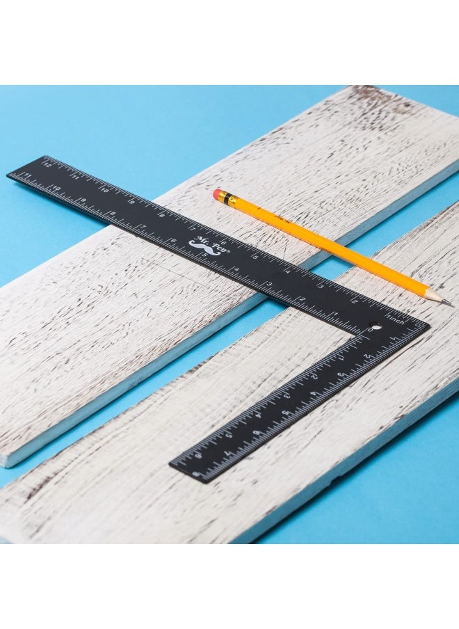 Mr. Pen Mr Pen Carpenter Square Framing Square 20Cm X 30Cm L Square Ruler Framing Ruler Carpenters Square L Ruler Right Angle Ruler Framing Tools L Shape Ruler Metal Square Steel Square  - Image 5