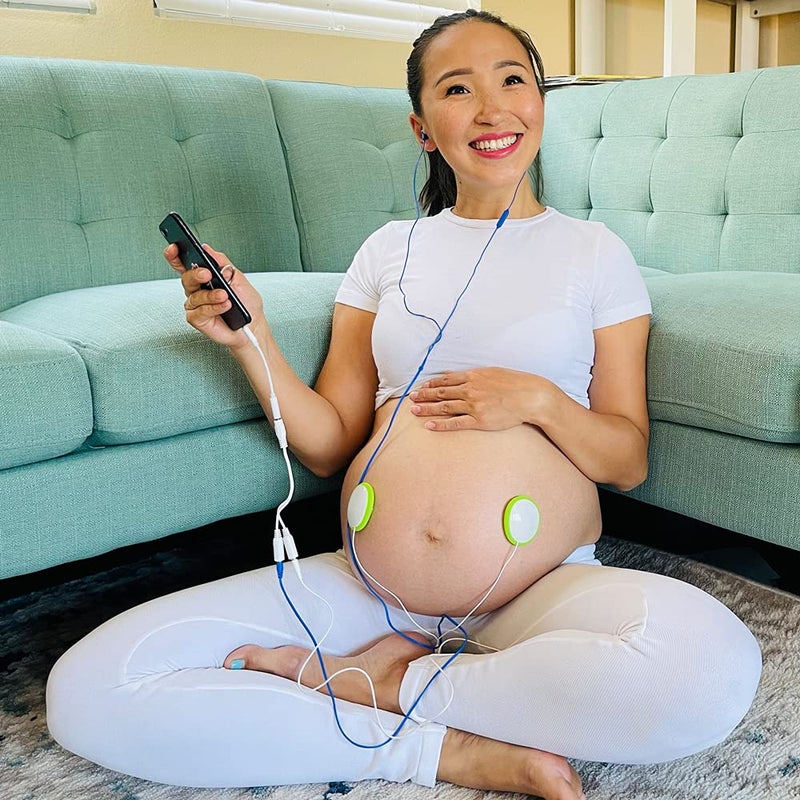 Pixie Tunes Premium Award-Winning Baby Bump Headphones; #1 Pregnancy Speakers to Play Music, Sound and Talk to Your Baby, White - Image 3