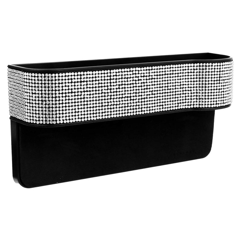 Bling Sparkle Car Seat Gap Filler Console Organizer Pocket Easy Installation Fits Cars Suvs Copiloto Size - Image 2