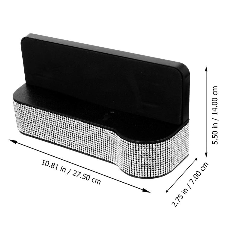 Bling Sparkle Car Seat Gap Filler Console Organizer Pocket Easy Installation Fits Cars Suvs Copiloto Size - Image 3