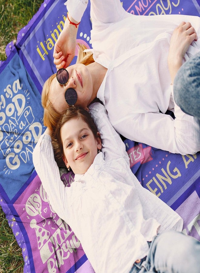 Yufrtck Birthday Gifts for 9 Year Old Girls, 9th Birthday Gifts for Girls, 9 Year Old Girl Gifts for Birthday, Birthday Gifts for 9-Yr-Old Girl, 9-Yr-Old Bday Gifts Throw Blanket 60 x 50 - Image 3