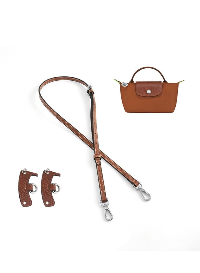 Excefore Leather Purse Straps, Replacement Crossbody, Adjustable Shoulder Strap for Mini Le PLIAGE Handbag Conversion Kit, Long Adjustable  - Image 1