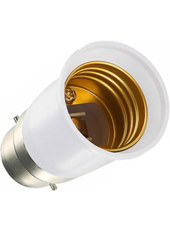 melfi B22 To E27 Lamp Holder Converter Transform Your Fixture To Fit Led Bulbs Without Replacing The Base (1 Pcs)  - Image 1