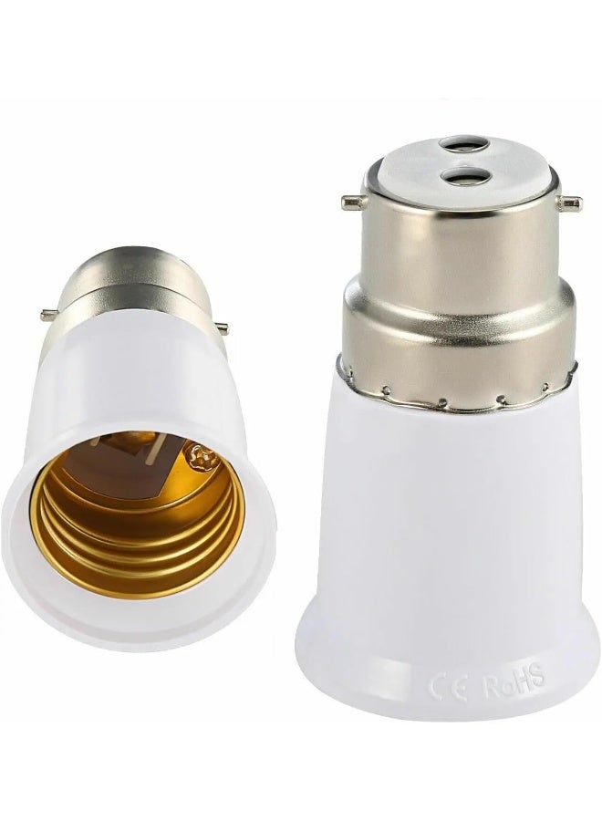 melfi B22 To E27 Lamp Holder Converter Transform Your Fixture To Fit Led Bulbs Without Replacing The Base (1 Pcs)  - Image 5