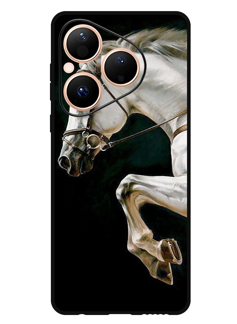 Theodor Case Compatible with Huawei Pura 80 6.6 Inch Protection Shockproof Bumper Cover Horse Running - Image 1