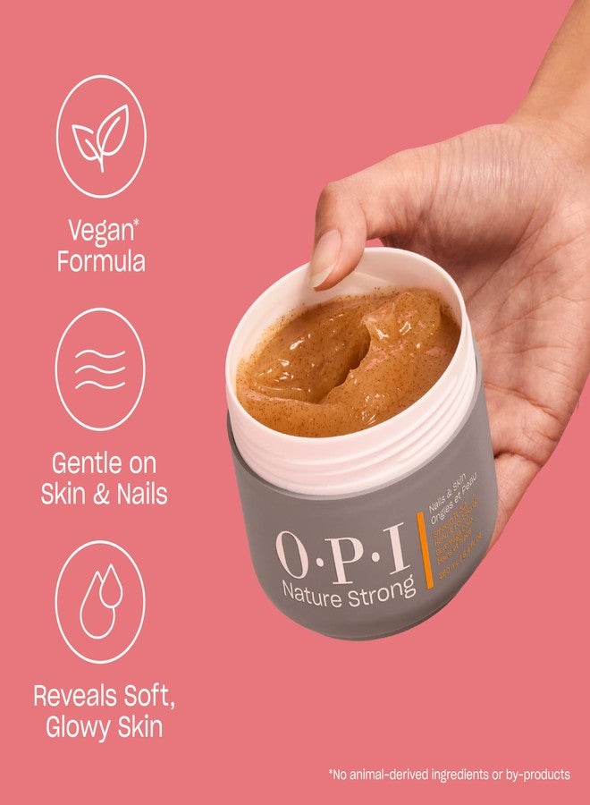 OPI Nature Strong Nails & Skin - Smooth It Out Hand & Foot Scrub | Gently Exfoliates Rough, Dry Skin for Moisturizing, Hydrated Skin | 8.4 Fl Oz | 250 mL - Image 3