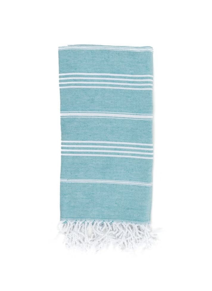 Rock Pow Turkish Beach Towel 35.4x71inch 100% Soft Cotton Sand Free Quick Dry Towel Turkish Towel Lightweight Travel Towel for Beach Gifts Beach Accessories 90x180cm  - Image 1