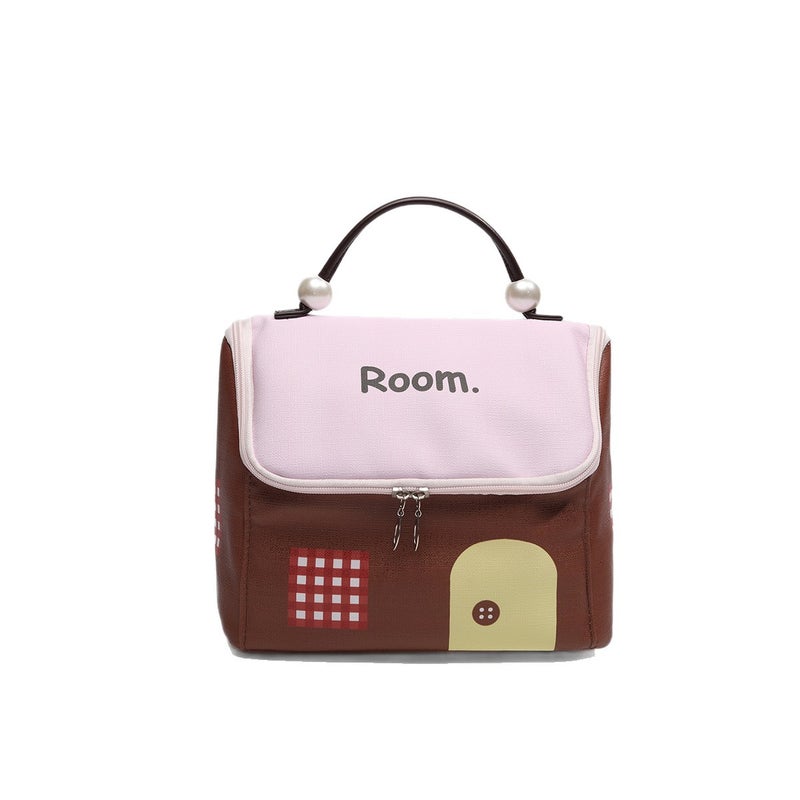 Portable Large Capacity Waterproof Cosmetic Toiletry Bag with Compartments - Image 2