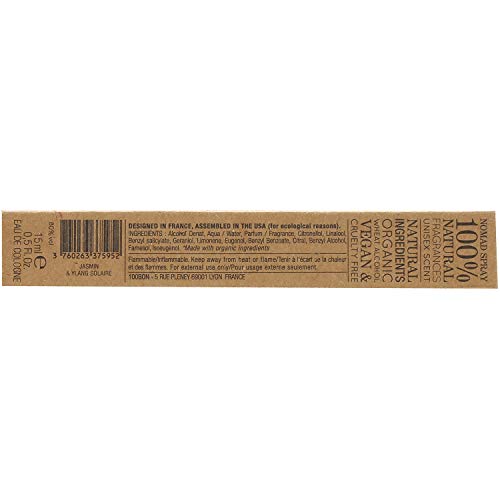 100 BON Solaire Delicate & Luminous Organic 100% Natural Floral Fragrance with Bergamot, Jasmine, Ylang-Ylang, Mint & Coconut for Women & Men, 0.5 Fl Oz - Image 5