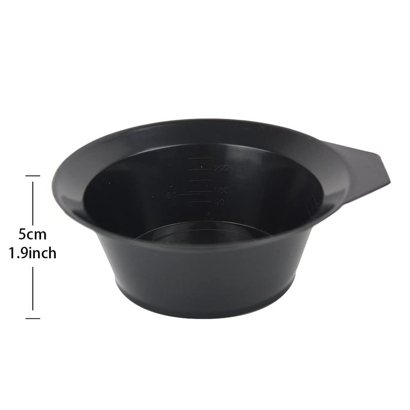 YANTAISIYU 3 Pcs Salon Hair Dyeing Kit Tools Hair Color Mixing Bowl Tinting Brush and Angled Comb for Hair Coloring - Image 4