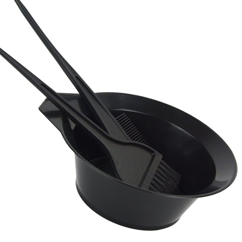 YANTAISIYU 3 Pcs Salon Hair Dyeing Kit Tools Hair Color Mixing Bowl Tinting Brush and Angled Comb for Hair Coloring - Image 5