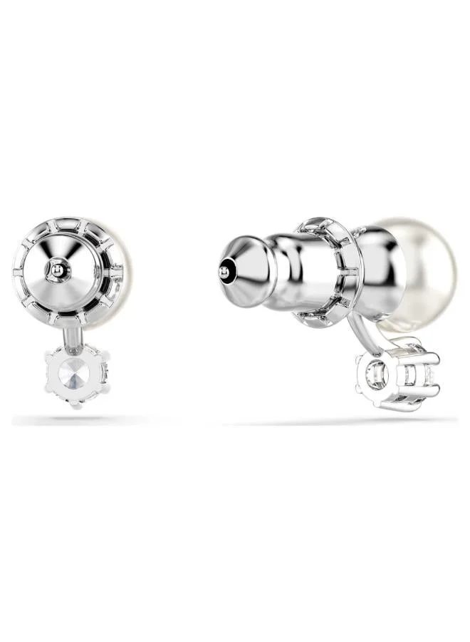 Swarovski  Perl Detail Stud Earrings for Women | Best Price UAE
