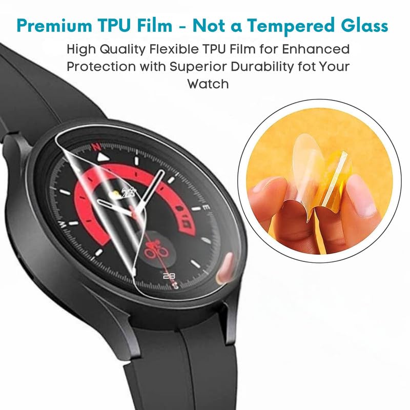 HELLOSCREEN 2-Pack | Screen Protector Guard for Fastrack Noir Pro | 1.19 inch | Smartwatch - Flexible & Ultrathin TPU Film, 9H Scratch Resistant, Bubble Free - Not Tempered Glass - Image 2