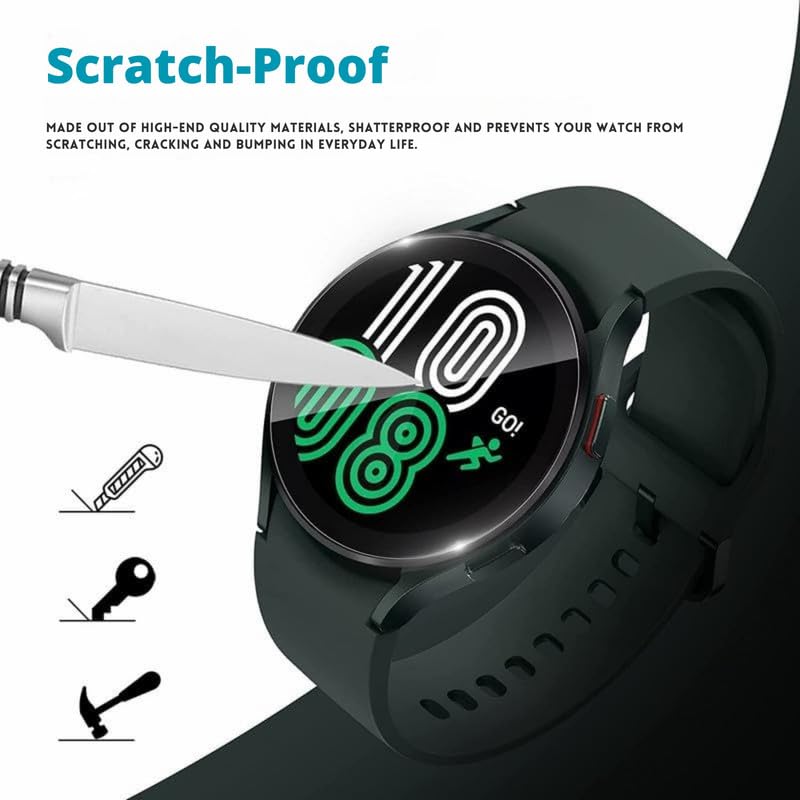HELLOSCREEN 2-Pack | Screen Protector Guard for Fastrack Noir Pro | 1.19 inch | Smartwatch - Flexible & Ultrathin TPU Film, 9H Scratch Resistant, Bubble Free - Not Tempered Glass - Image 3