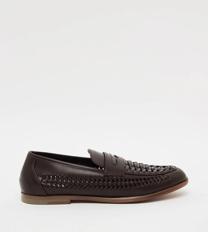 ستيف مادن M Josten Brown Men's Slip On Dress Shoes