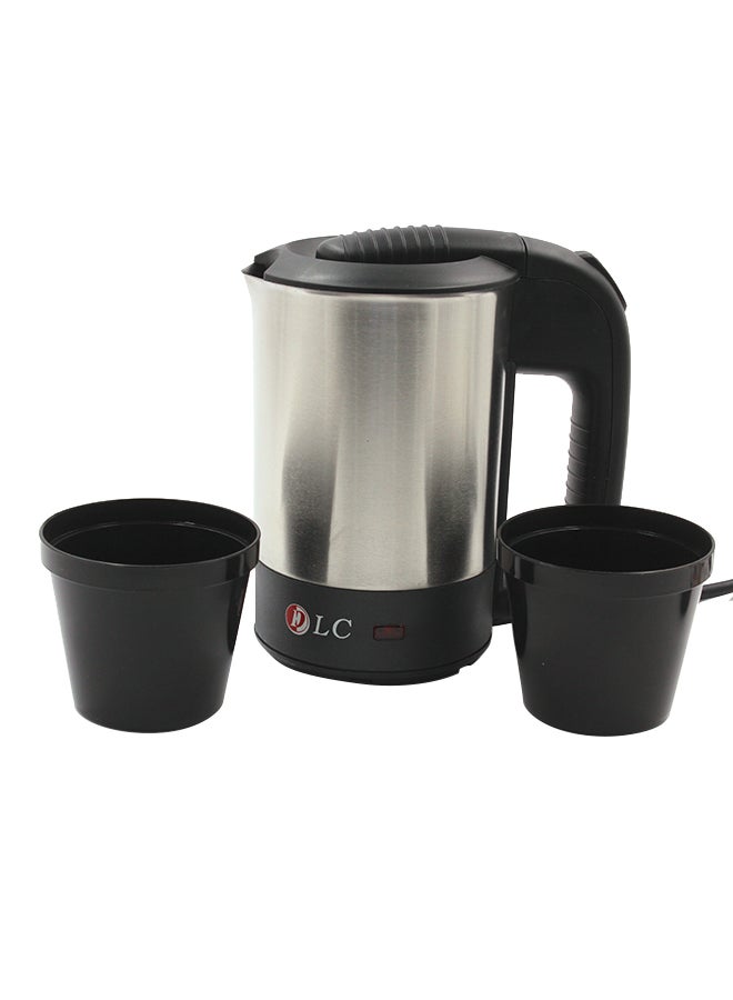 DLC Countertop Electric Kettle 500ml 500 ml DlC-HT1150 Silver/Black - Image 2