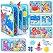 JoyCat Ocean Busy Book for Toddlers 13 Travel Toy Activity Book for 1 2 3 Year Old Boys Girls Educational Travel Toy with Sea Animals Life Skills Easter Basket Stuffers Kid Autism Sensory Toys - Image 3