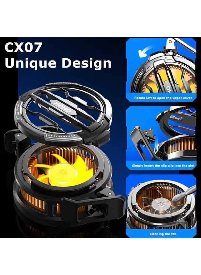 Memo CX07 Smartphone Magnetic Cooler Radiator Fan 15W Fast Cooling Semiconductor Heatsink Radiator Fit For All Smart Phone And Tab For Gaming - Image 3