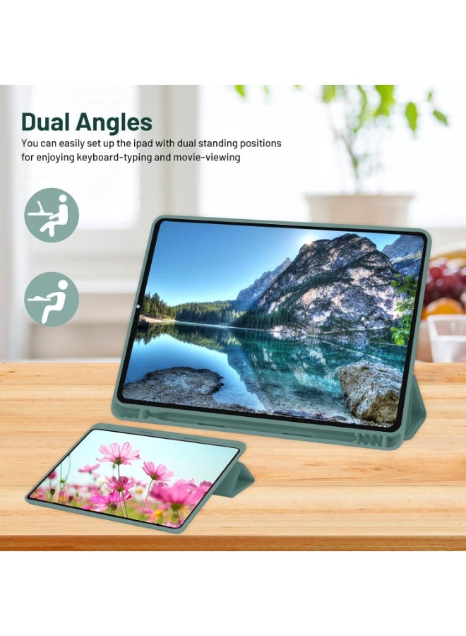 LEDIN Case Compatible with iPad 9 8 7 Generation 10.2 Inch, Model 2021/2020/2019,9th/8th/7th Case with Pen Holder, Trifold Stand Protective Case, Auto Sleep/Wake for iPad 10.2 - Image 4