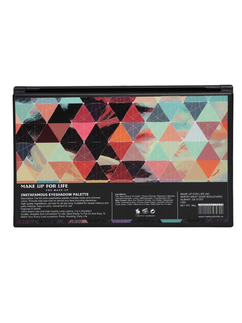 Make Up For Life Instafamous Eyeshadow Palette Multicolor 90 g - Image 4