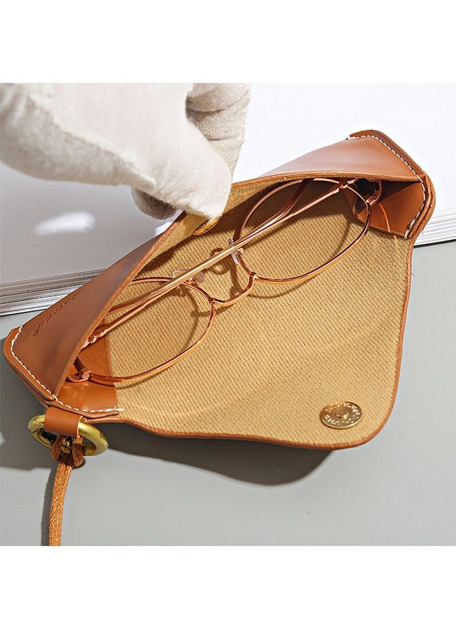 Ant Leather Glasses Pouch Glasses Case with Lanyard, Portable Universal Slim Eyeglass Pouch for Sunglasses Reading Glasses Eyeglass  - Image 4