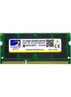TwinMOS DDR3 4GB 1600MHz 1.5V Notebook Ram (MDD34GB1600N) 
