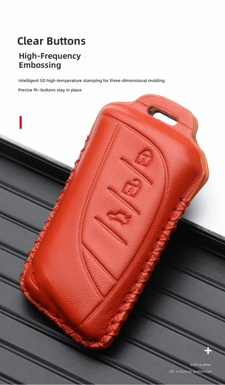 LEXUS Luxury Sheepskin Key Case for Lexus LS, IS, CT, GS, NX, ES, RX, and LX - Elegant Design - Image 4