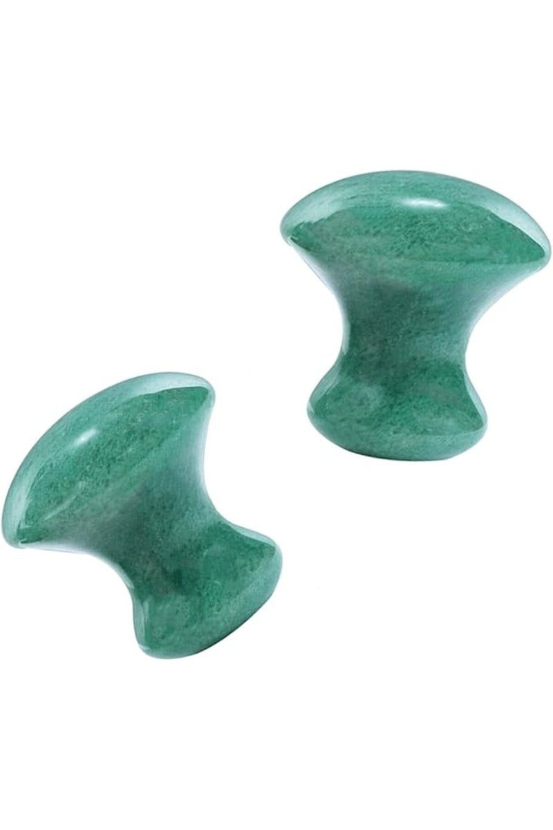 2pieces Gua Sha Tool,Gua Sha Scraping Massage Tool,Crystal Chakra Healing Stone,Mushroom Shape Guash - Image 1