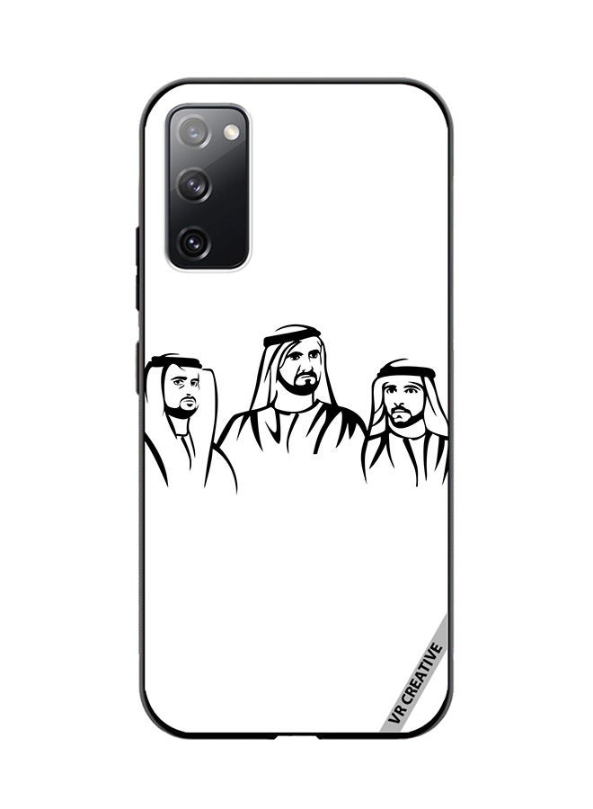 VR CREATIVE Protective Case Cover For Samsung Galaxy S20 FE 5G Sheikh Mohammed Bin Rashid Al Maktoum Design Multicolour - Image 1