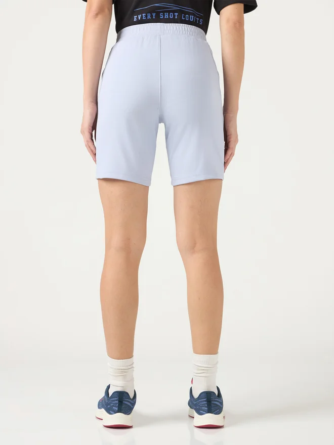 Technosport blue Regular Fit Sports Shorts with ELASTOPLUS for Women | Best Price UAE