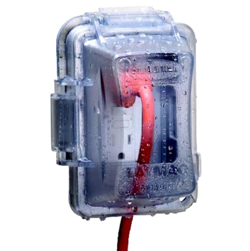 TayMac MM420C 1-Gang Nonmetallic Extra Duty Weatherproof In-Use Horizontal/Vertical 16-in-1 Standard Cover, 2.75 in, Clear - Image 1