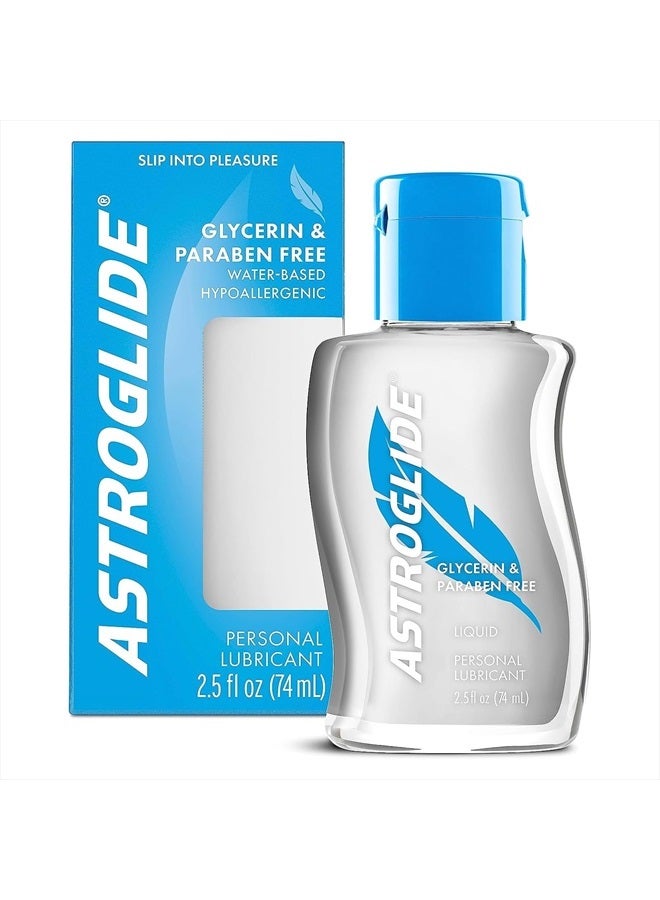 ASTROGLIDE Glycerin And Paraben Free Personal Lubricant  Hypoallergenic Water Based Lube For Easy Clean-Up - Image 1