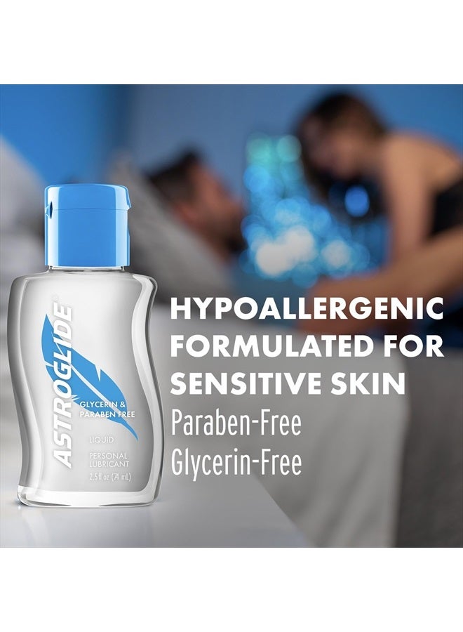 ASTROGLIDE Glycerin And Paraben Free Personal Lubricant  Hypoallergenic Water Based Lube For Easy Clean-Up - Image 3