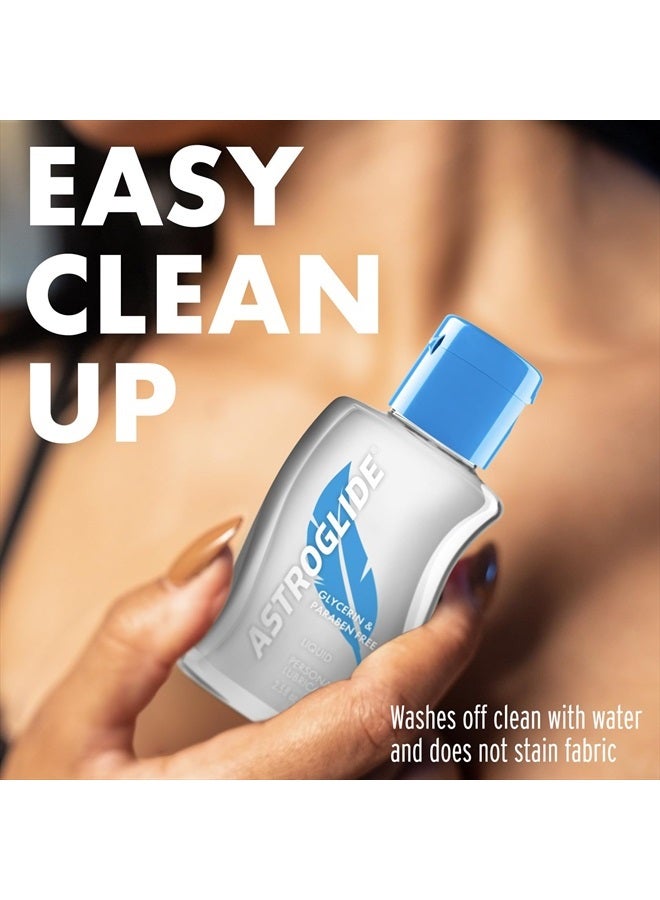 ASTROGLIDE Glycerin And Paraben Free Personal Lubricant  Hypoallergenic Water Based Lube For Easy Clean-Up - Image 5
