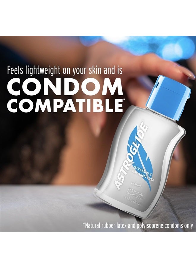 ASTROGLIDE Glycerin And Paraben Free Personal Lubricant  Hypoallergenic Water Based Lube For Easy Clean-Up - Image 4