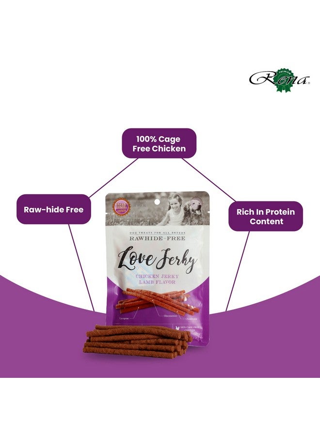 Rena 'S Love Chicken Jerky Lamb Flavour Chicken Sticks For All Breeds Of Dogs, Raw-Hide Free, 100% Cage Free Chicken, Low Fat, Easy To Digest, 360G (Pack Of 3) - Image 5