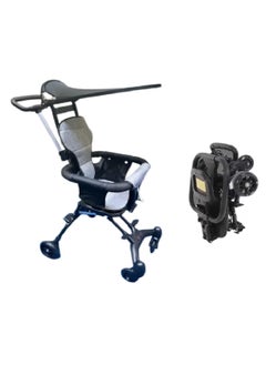 Baby Stroller Lightweight & Foldable Compact And Reversible Handle bar Safety Belt Travel Pram For Baby From 6 Month to 3 Years