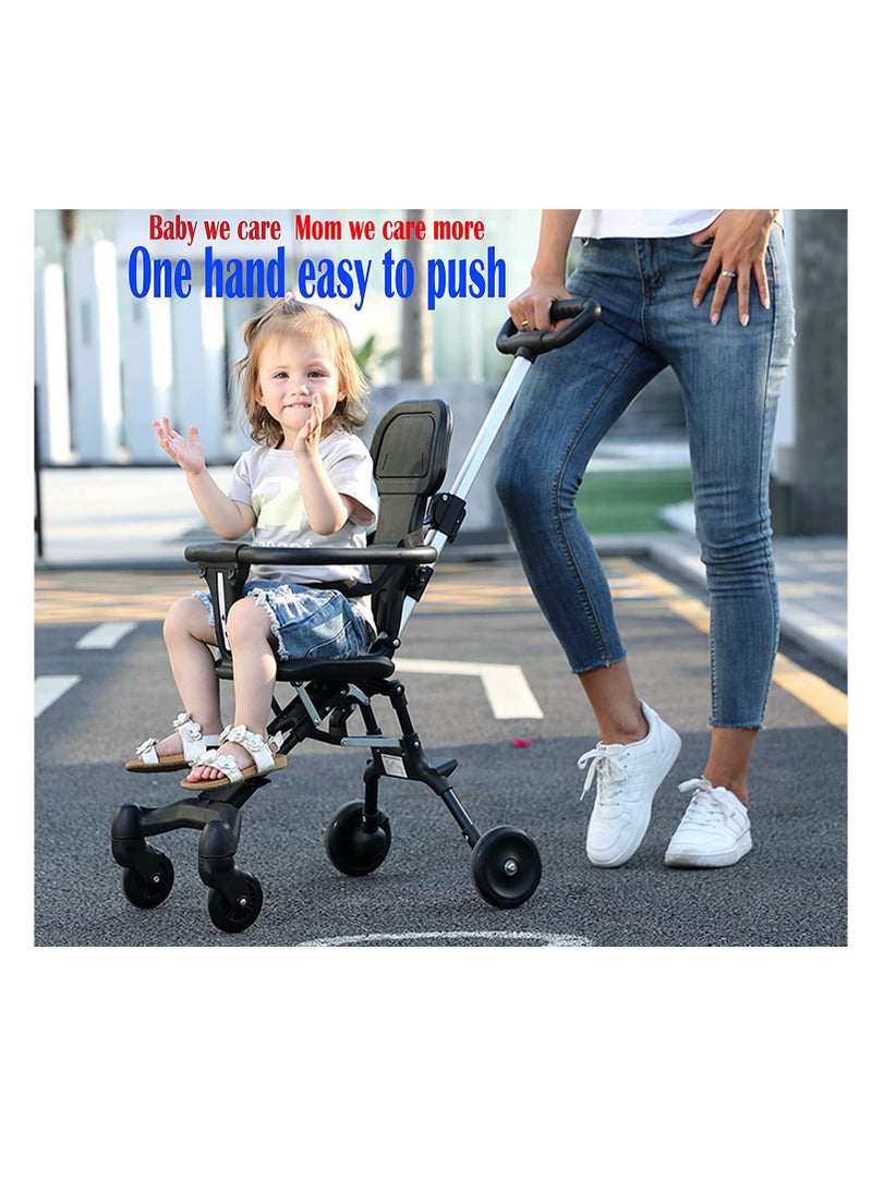 Generic Baby Stroller Lightweight & Foldable Compact And Reversible Handle bar Safety Belt Travel Pram For Baby From 6 Month to 3 Years  - Image 5