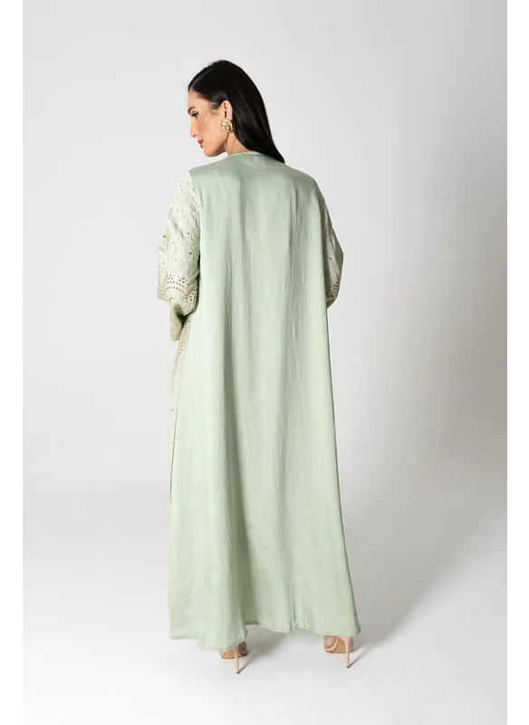 IKKXA Modern Embroidered Jalabiya