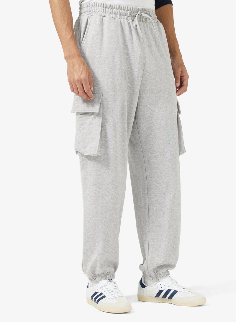 سفنتي فايف بنطلون رياضي بجيوب شحن وحزام خصر مطاطي - Image 1