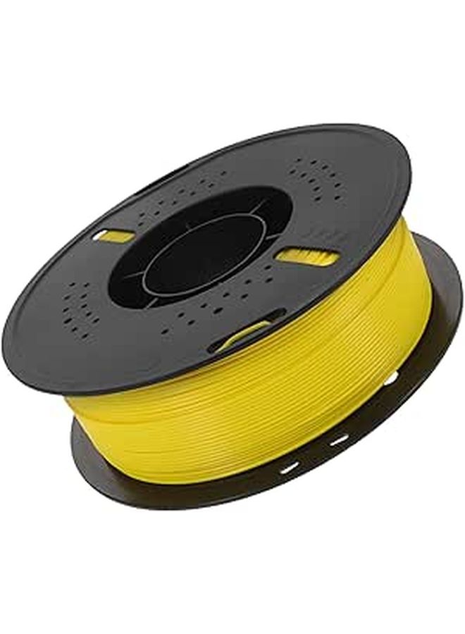 بكرة خيوط طابعة PLA صفراء بقطر 75 مم للطباعة ثلاثية الأبعاد لنماذج DIY - Image 1
