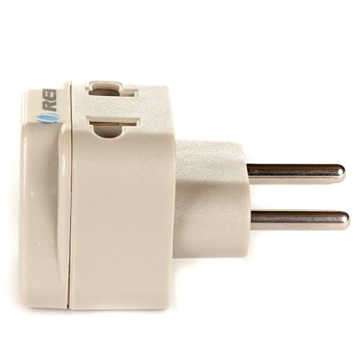 OREI India to Switzerland, Rwanda, Liechtenstein (Type J) Travel Adapter Plug - 2 in 1 - CE Certified - RoHS Compliant - White Color (DB-11A) - Image 4